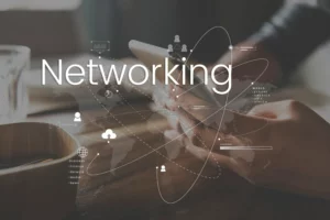 Imagem representando o poder do networking, mostrando conexões digitais e globais que podem transformar empresas e ampliar oportunidades de negócios.